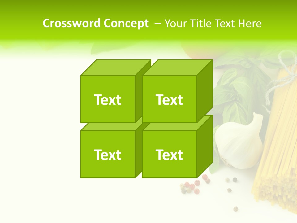 Oregano Basil Oil PowerPoint Template