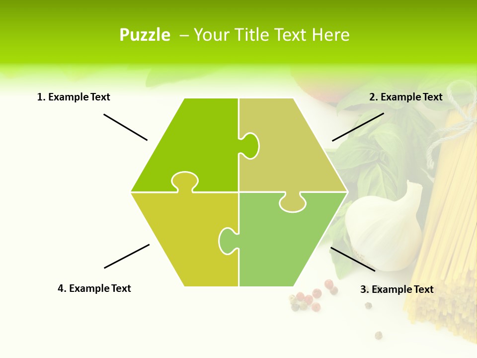 Oregano Basil Oil PowerPoint Template