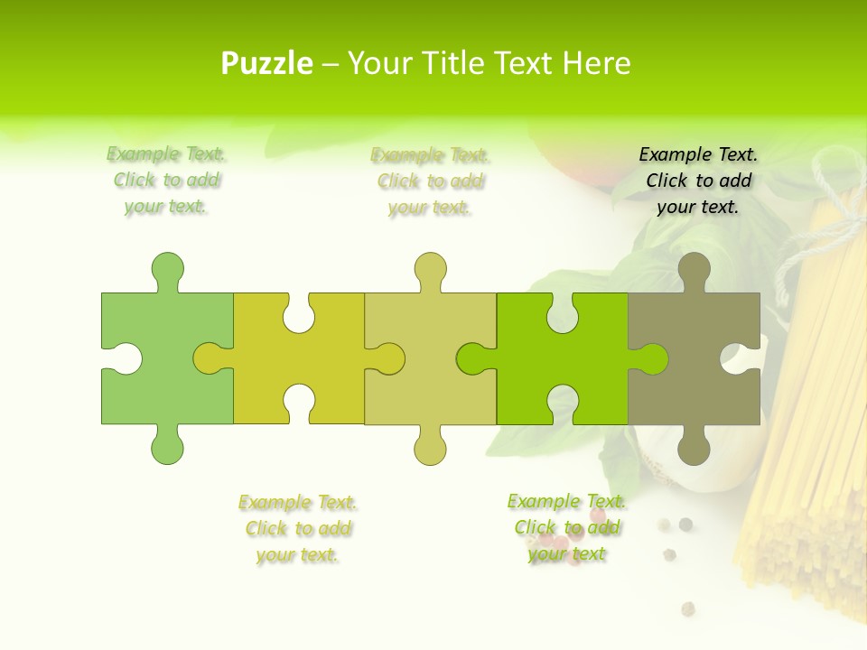 Oregano Basil Oil PowerPoint Template