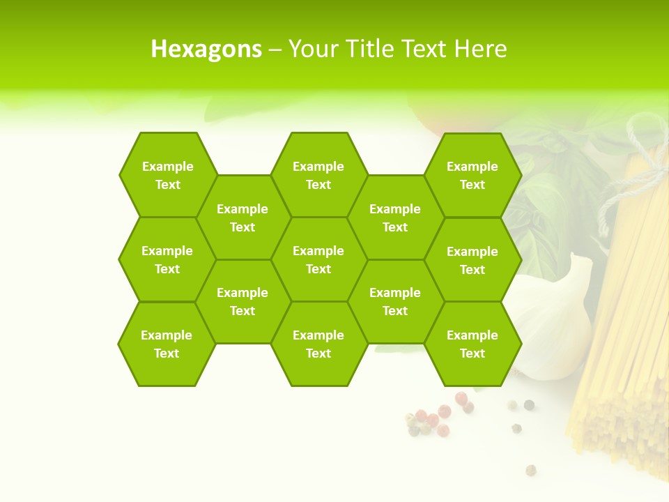 Oregano Basil Oil PowerPoint Template