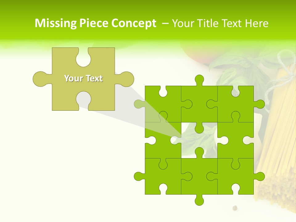 Oregano Basil Oil PowerPoint Template