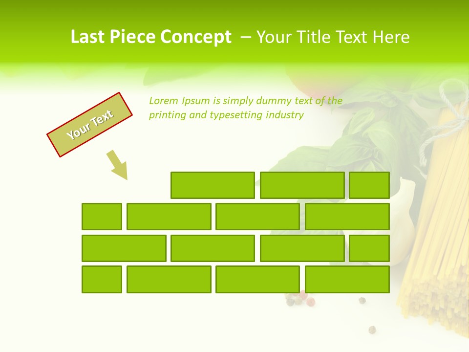 Oregano Basil Oil PowerPoint Template