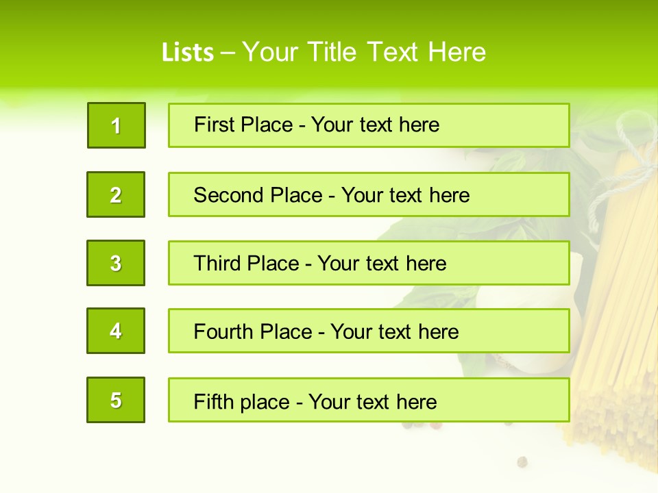 Oregano Basil Oil PowerPoint Template