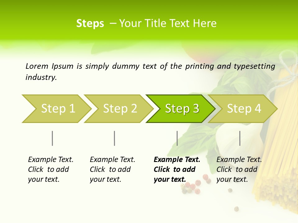 Oregano Basil Oil PowerPoint Template