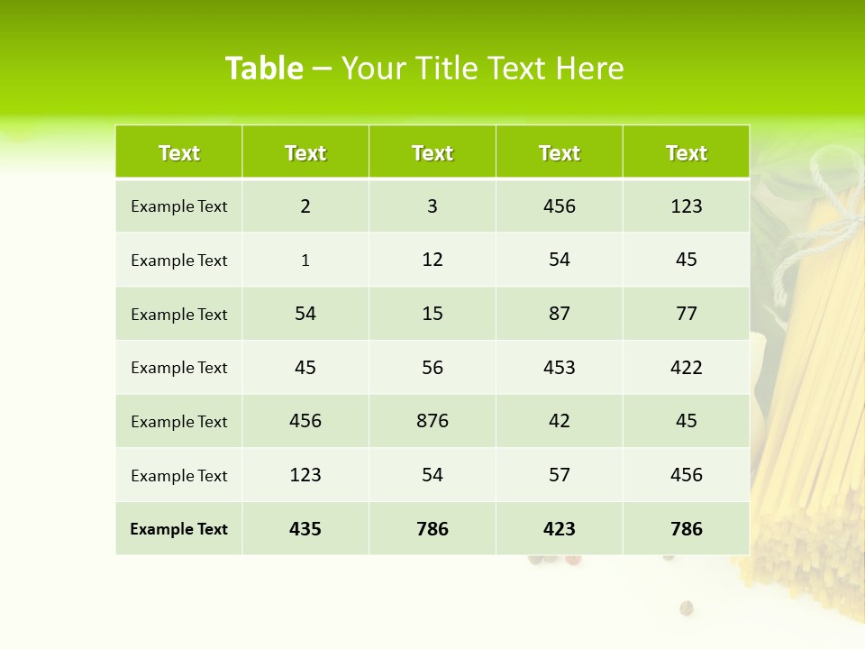 Oregano Basil Oil PowerPoint Template