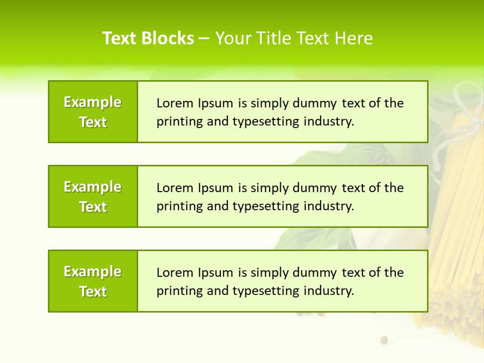 Oregano Basil Oil PowerPoint Template