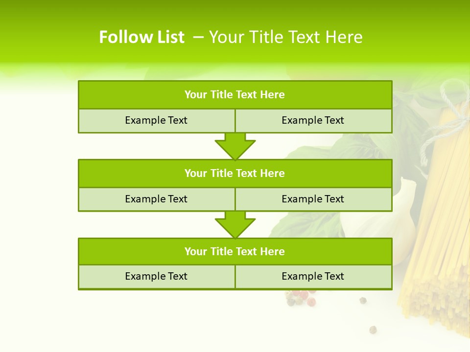 Oregano Basil Oil PowerPoint Template
