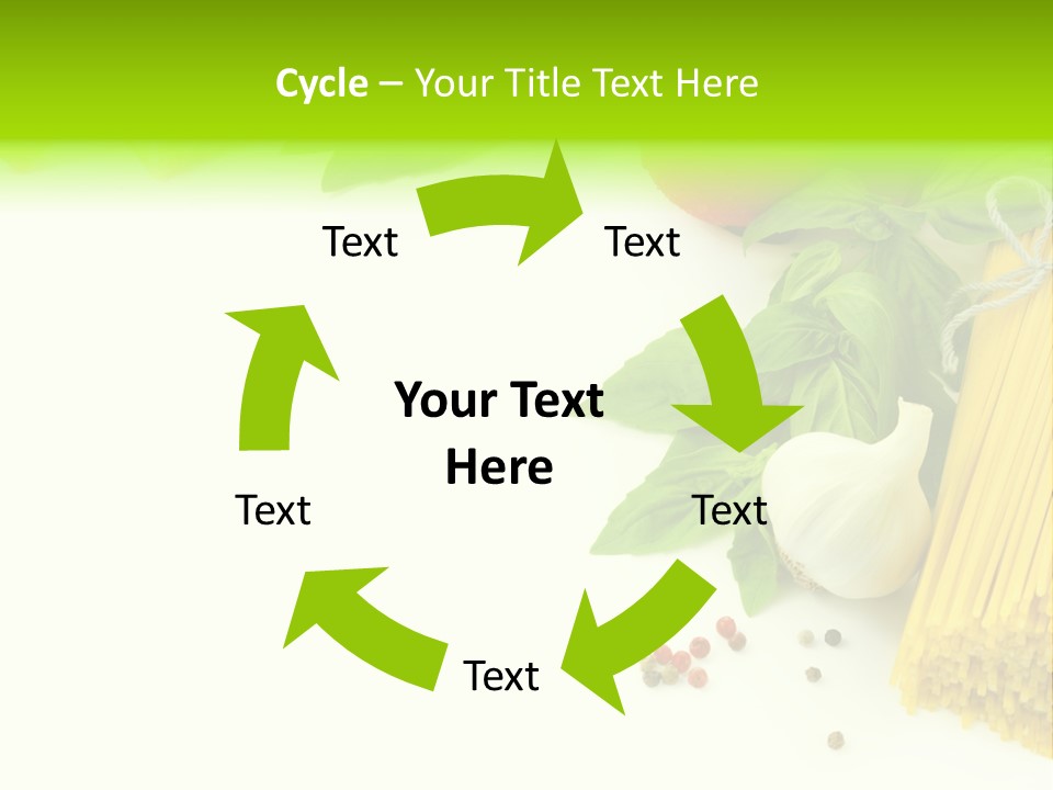 Oregano Basil Oil PowerPoint Template