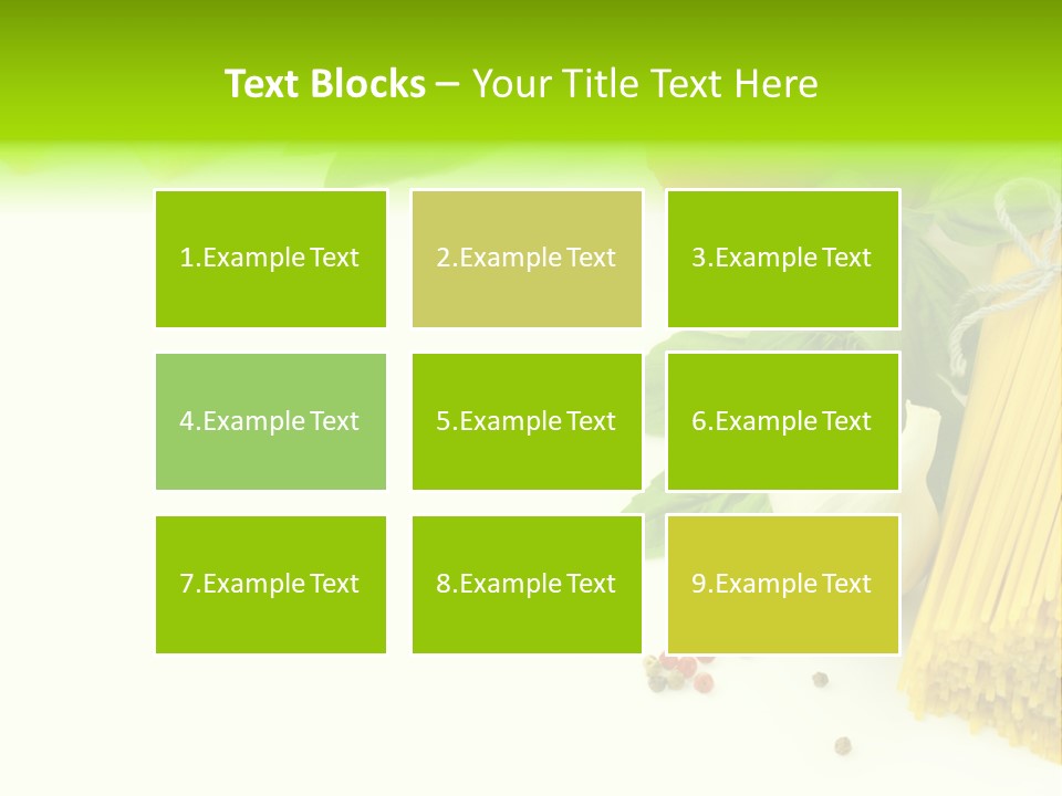 Oregano Basil Oil PowerPoint Template