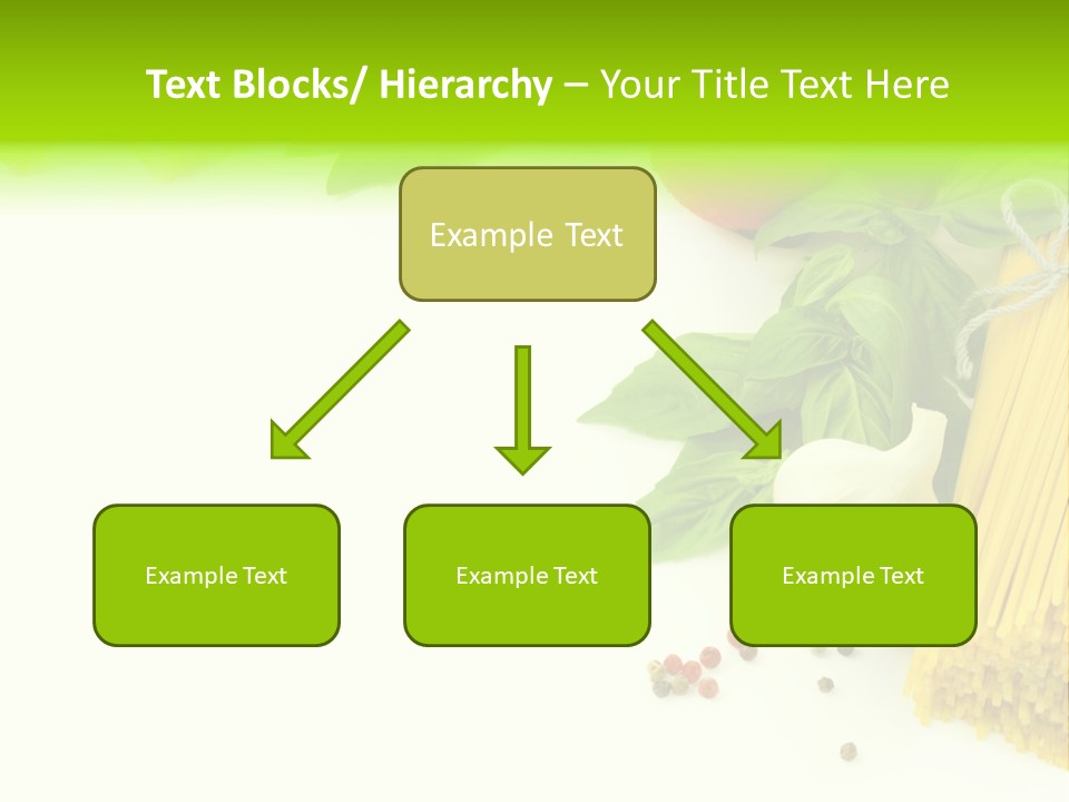 Oregano Basil Oil PowerPoint Template