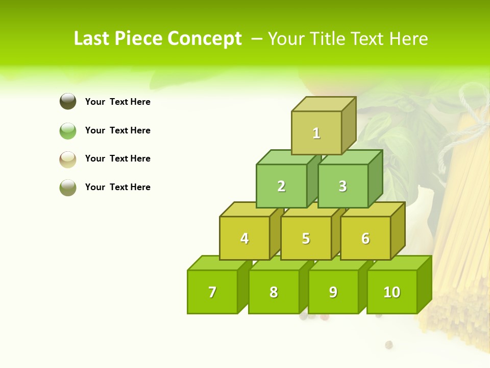 Oregano Basil Oil PowerPoint Template