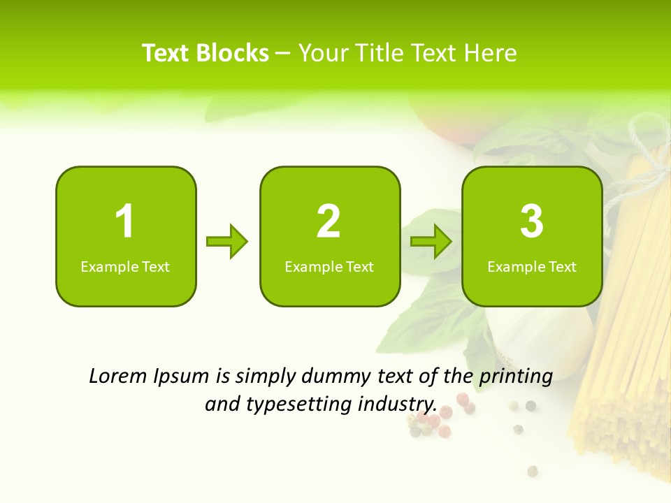 Oregano Basil Oil PowerPoint Template