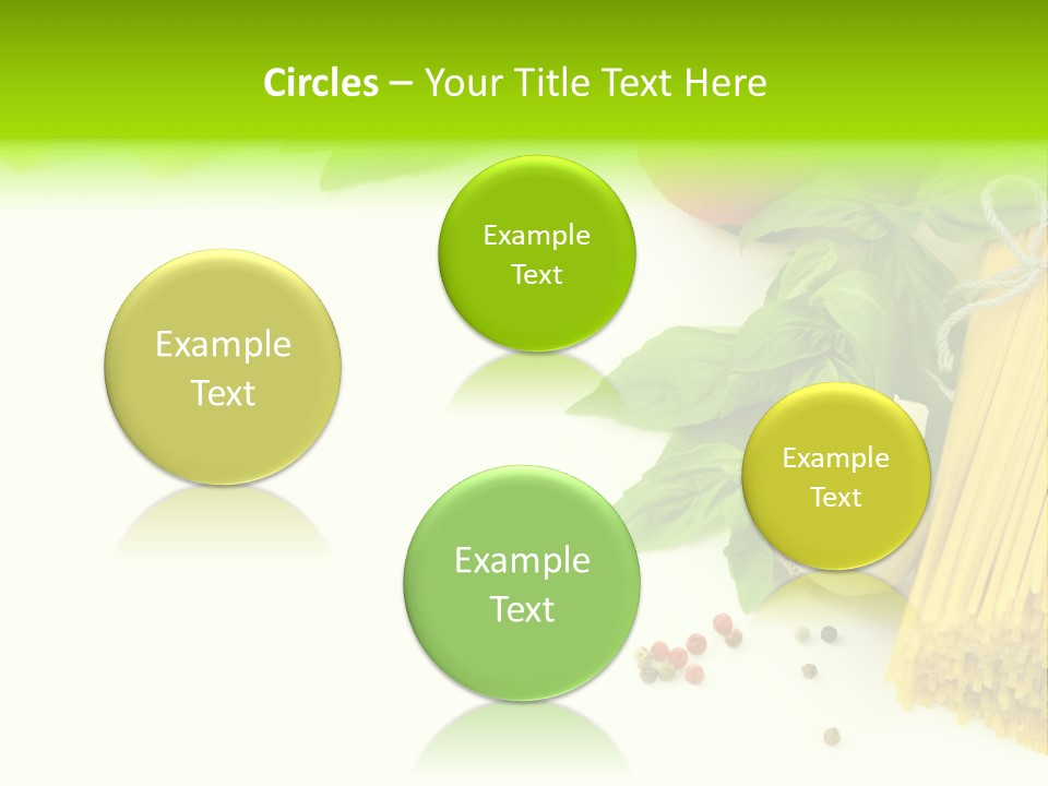 Oregano Basil Oil PowerPoint Template