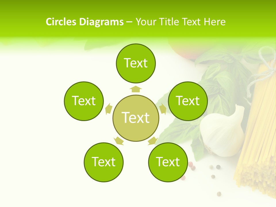 Oregano Basil Oil PowerPoint Template