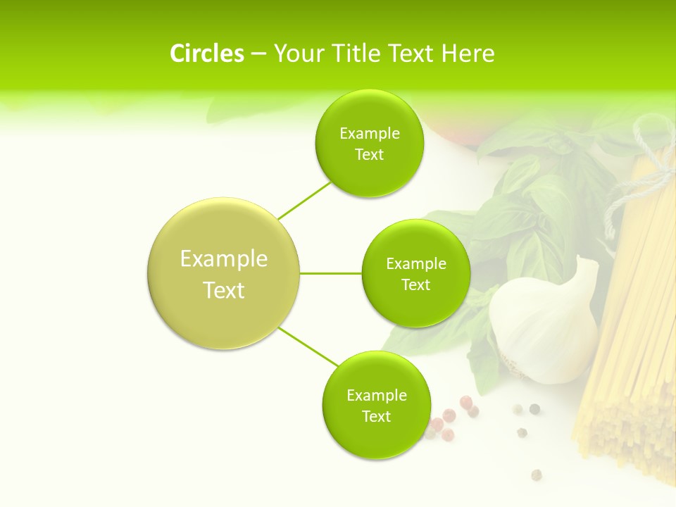 Oregano Basil Oil PowerPoint Template