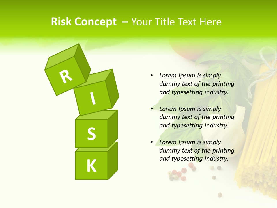 Oregano Basil Oil PowerPoint Template