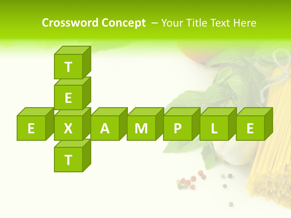 Oregano Basil Oil PowerPoint Template