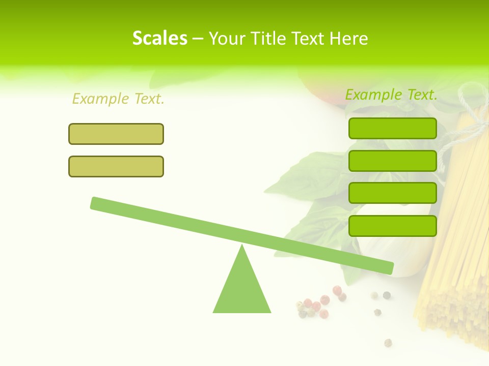 Oregano Basil Oil PowerPoint Template