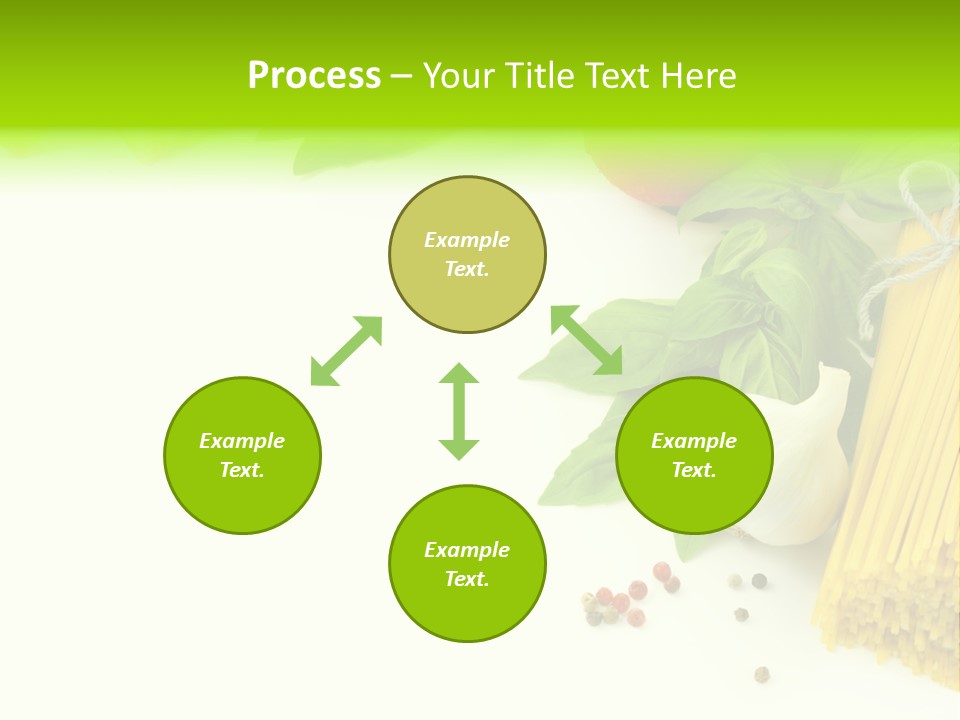 Oregano Basil Oil PowerPoint Template