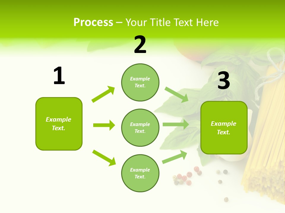 Oregano Basil Oil PowerPoint Template