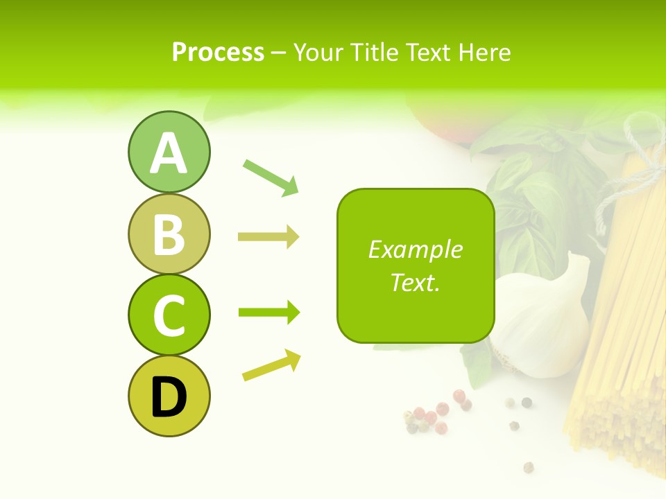 Oregano Basil Oil PowerPoint Template