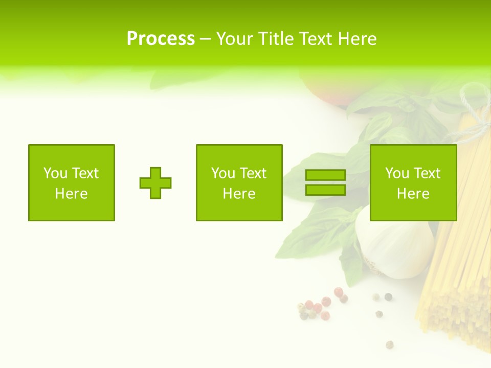 Oregano Basil Oil PowerPoint Template