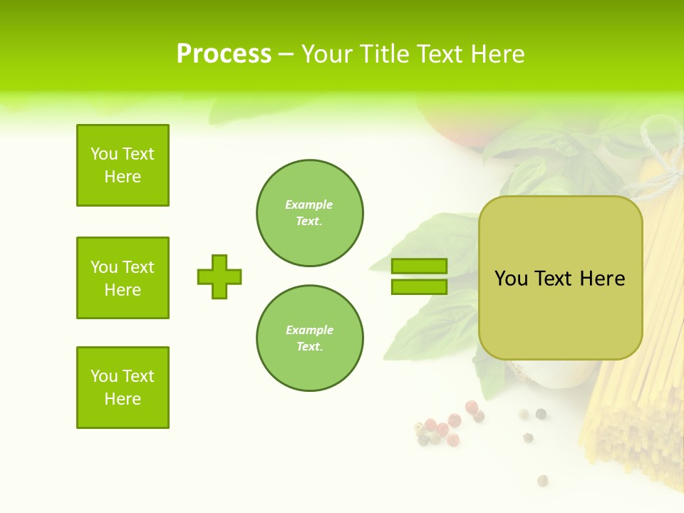 Oregano Basil Oil PowerPoint Template