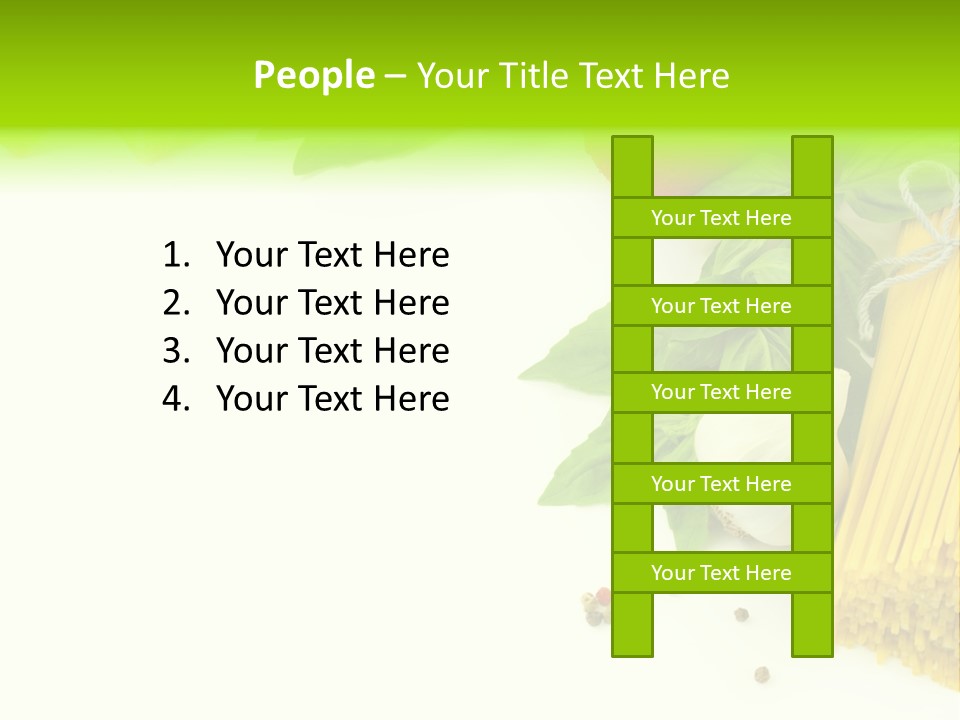 Oregano Basil Oil PowerPoint Template