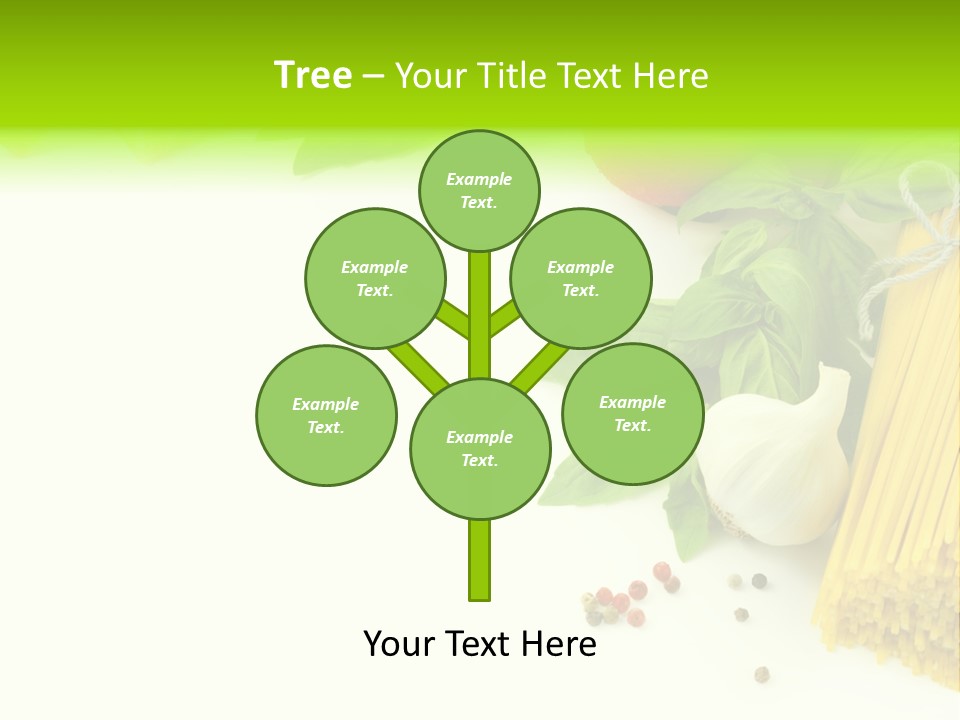 Oregano Basil Oil PowerPoint Template