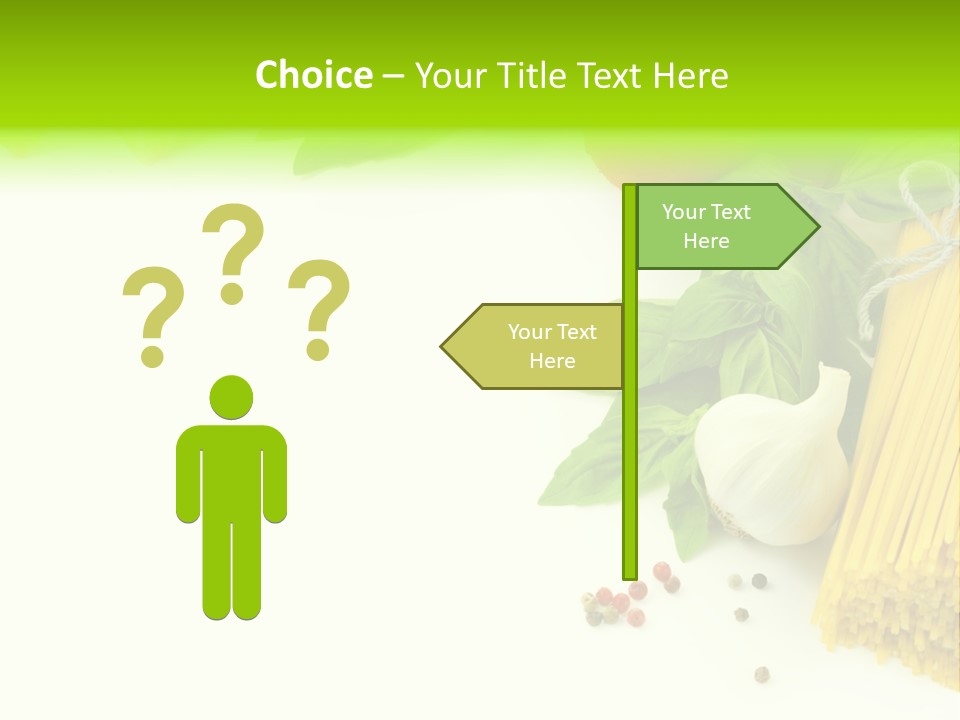Oregano Basil Oil PowerPoint Template