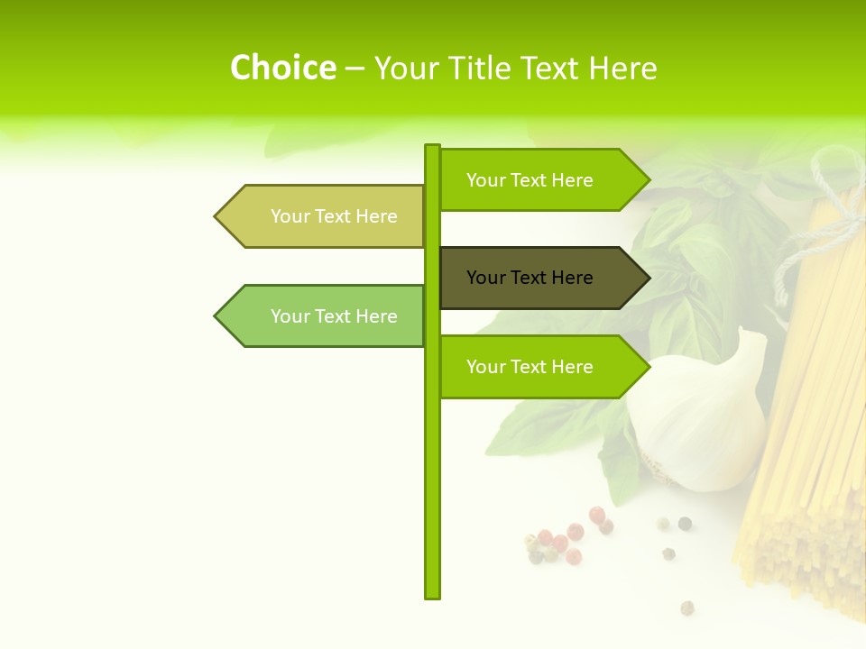 Oregano Basil Oil PowerPoint Template