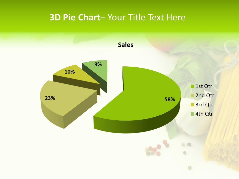 Oregano Basil Oil PowerPoint Template