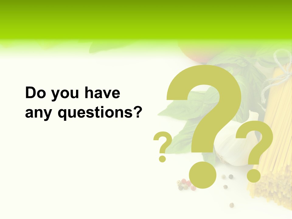 Oregano Basil Oil PowerPoint Template