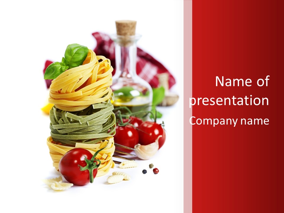 Refreshment Eating Italy PowerPoint Template