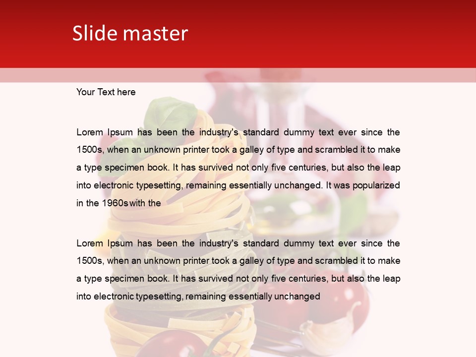 Refreshment Eating Italy PowerPoint Template