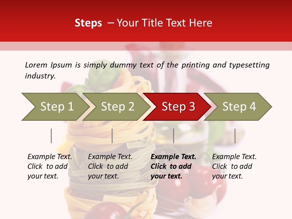 Refreshment Eating Italy PowerPoint Template