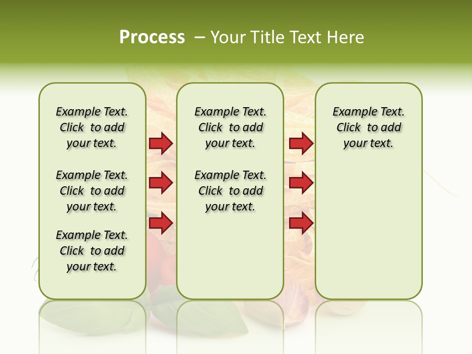 A Pile Of Pasta With Tomatoes And Basil PowerPoint Template