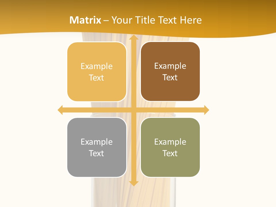 A Glass Filled With Pasta Noodles On Top Of A Table PowerPoint Template