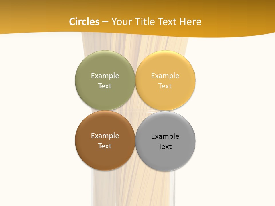 A Glass Filled With Pasta Noodles On Top Of A Table PowerPoint Template