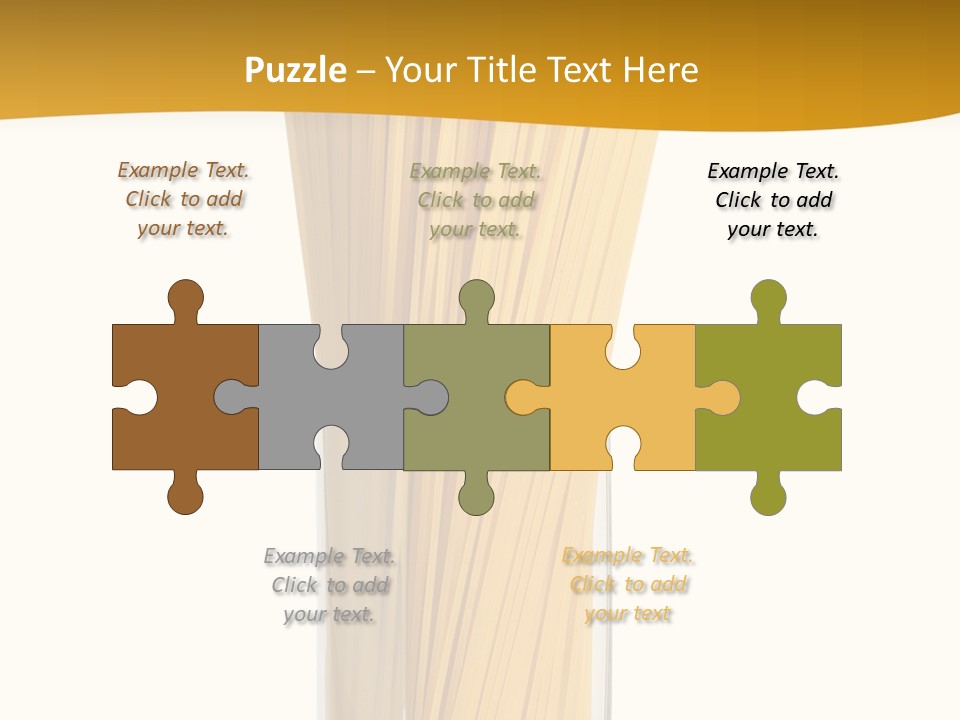 A Glass Filled With Pasta Noodles On Top Of A Table PowerPoint Template