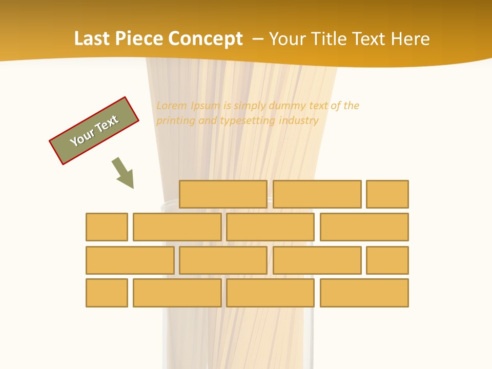 A Glass Filled With Pasta Noodles On Top Of A Table PowerPoint Template