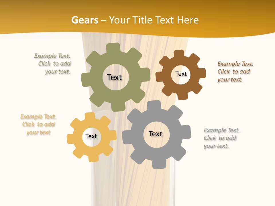 A Glass Filled With Pasta Noodles On Top Of A Table PowerPoint Template