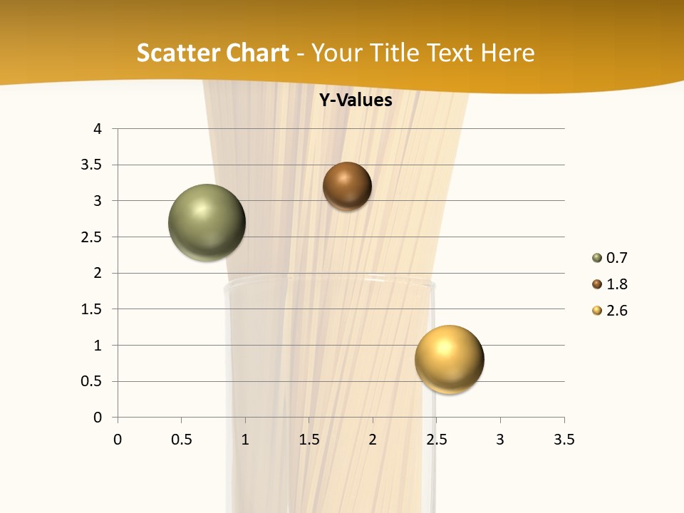 A Glass Filled With Pasta Noodles On Top Of A Table PowerPoint Template
