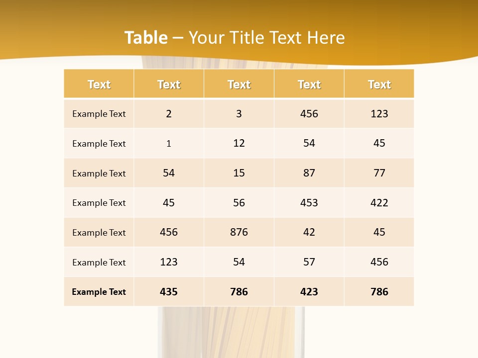 A Glass Filled With Pasta Noodles On Top Of A Table PowerPoint Template