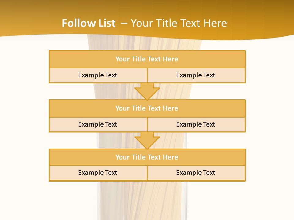 A Glass Filled With Pasta Noodles On Top Of A Table PowerPoint Template