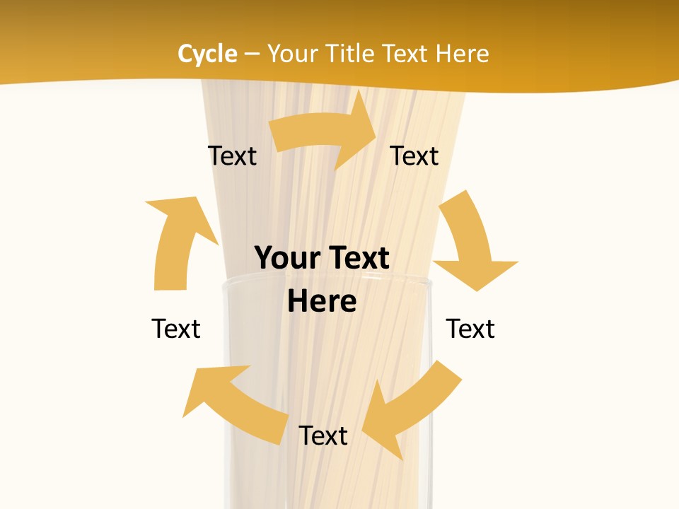 A Glass Filled With Pasta Noodles On Top Of A Table PowerPoint Template