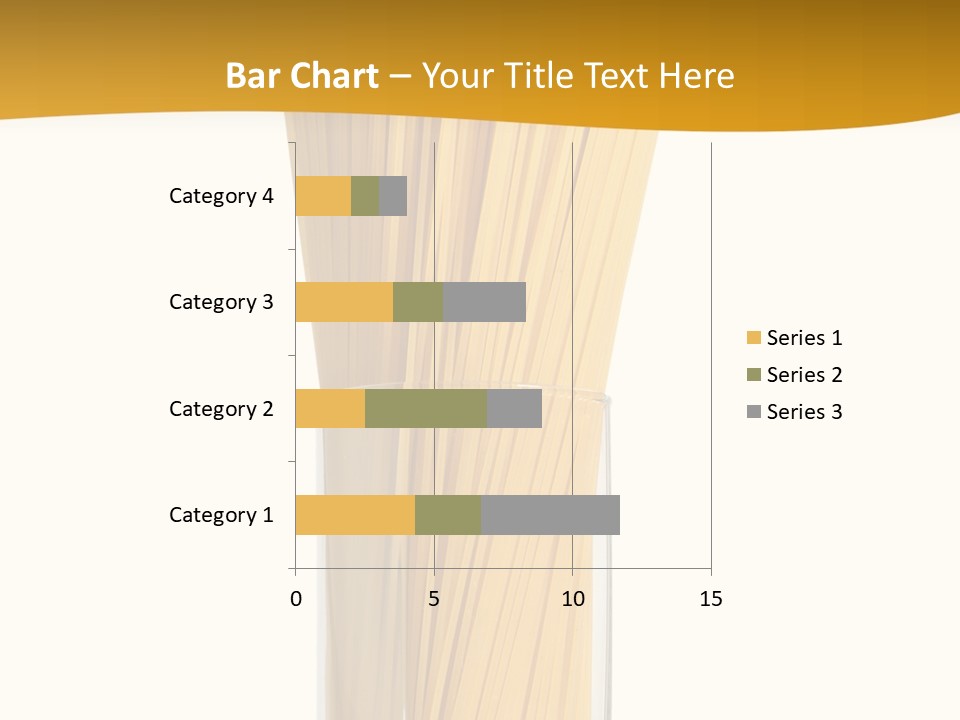 A Glass Filled With Pasta Noodles On Top Of A Table PowerPoint Template