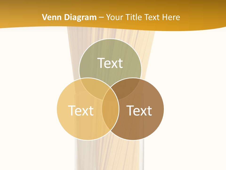 A Glass Filled With Pasta Noodles On Top Of A Table PowerPoint Template