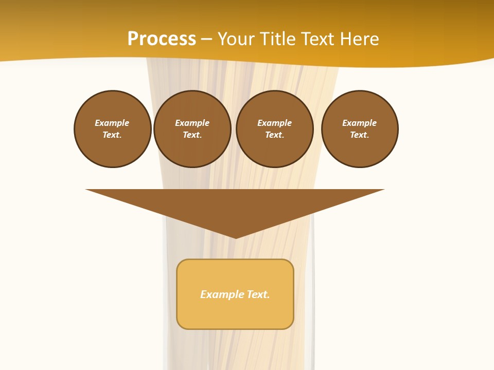 A Glass Filled With Pasta Noodles On Top Of A Table PowerPoint Template