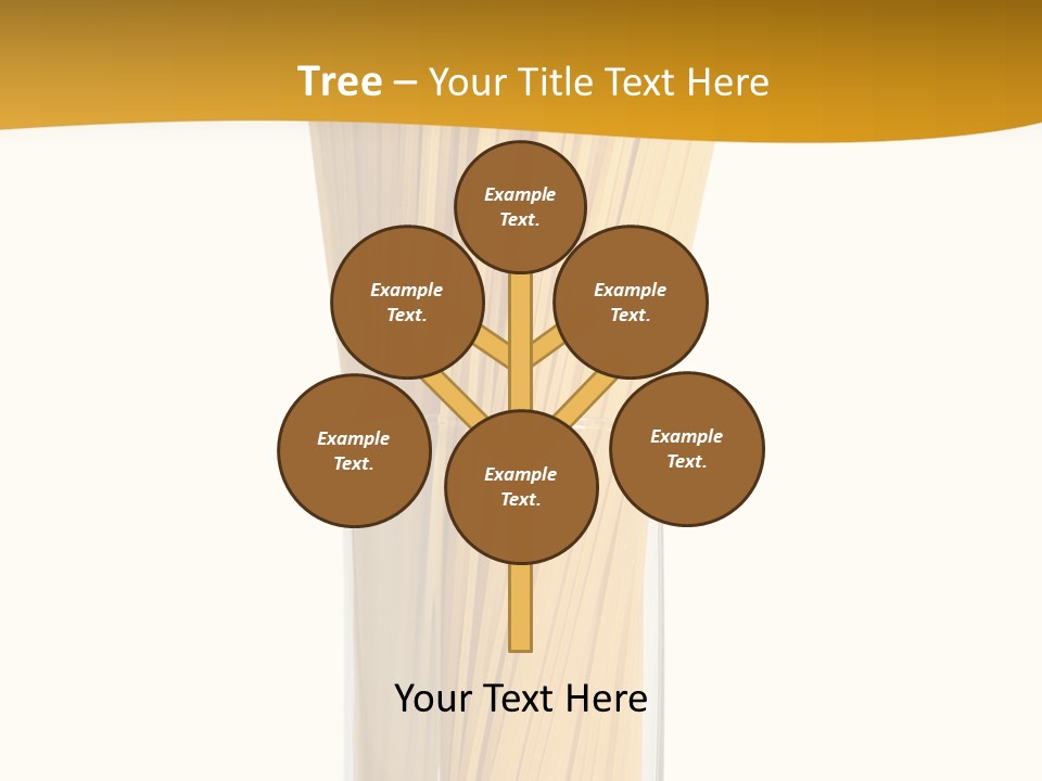 A Glass Filled With Pasta Noodles On Top Of A Table PowerPoint Template